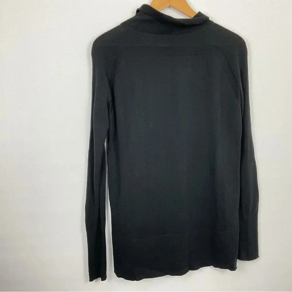 White + Warren Silk Blend Turtleneck Mock Neck Sweater Size Small‎ - Picture 4 of 8